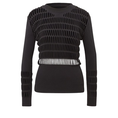 Camiseta de Manga Longa adidas Warp Knit - Feminina - Foto 2