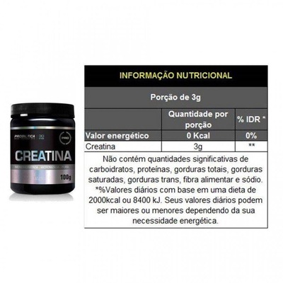 Creatina Micronizada Pura - 100g - Probiótica - Foto 2
