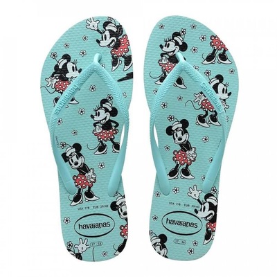 Chinelo Havaianas Slim Disney Minnie - Feminino - Foto 1