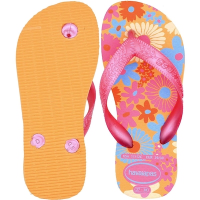 Chinelo Havaianas Kids Flores - Infantil - Foto 3