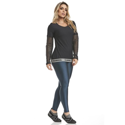 Camiseta Manga Longa Caju Brasil  Sport - Adulto - Foto 3