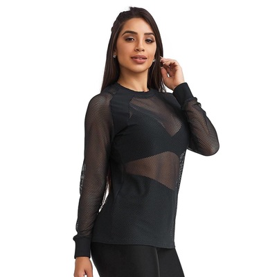 Camiseta Manga Longa Caju Brasil  Shape - Adulto - Foto 1