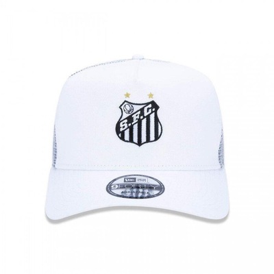 Boné Aba Reta New Era 9Forty Santos Futebol I - Snapback - Adulto - Foto 2
