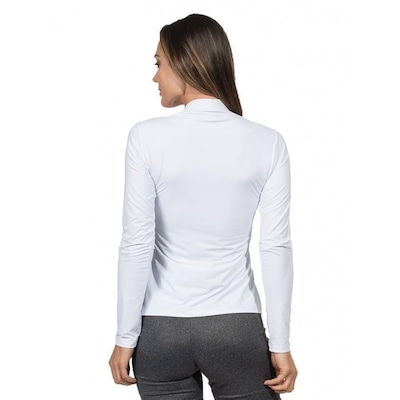 Camisa Manga Longa Extreme Uv Proteção Solar Gola Alta Ice - Feminina - Foto 1