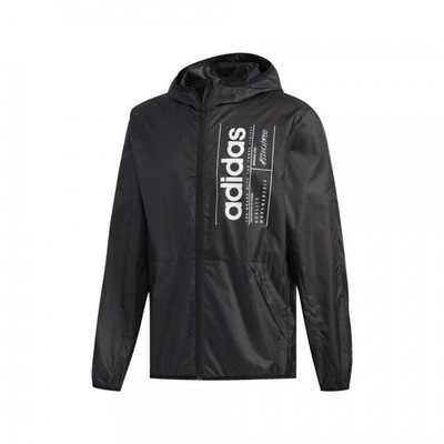 Jaqueta Corta-Vento com Capuz adidas BB Windbreaker - Masculina - Foto 1