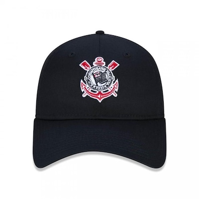 Boné Aba Curva New Era 9Twenty Corinthians Futebol - Strapback - Adulto - Foto 2