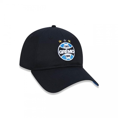 Boné Aba Curva New Era 9Twenty Grêmio Futebol - Ajustável - Strapback - Adulto - Foto 3