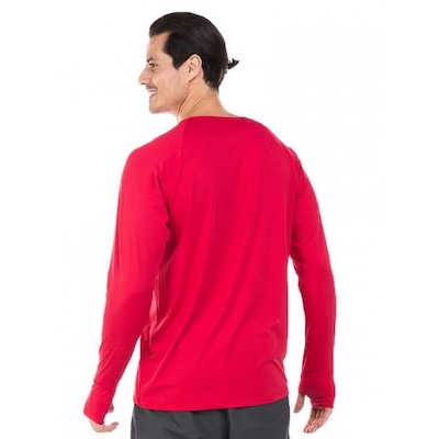 Camiseta Manga Longa Extreme UV Ice com Proteção Solar - Masculina - Foto 3