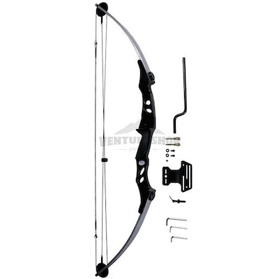 Arco e Flecha Composto ManKung MKCB055B Regulável 40 a 55lbs - Foto 1