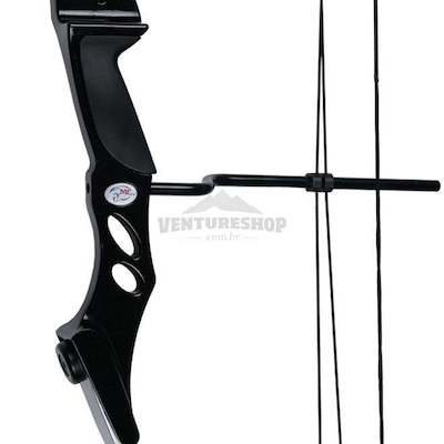 Arco e Flecha Composto ManKung MKCB055B Regulável 40 a 55lbs - Foto 5