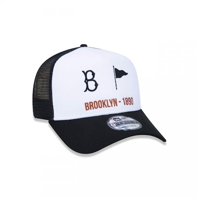 Boné Aba Curva New Era 9Forty MLB Brooklyn Dodgers - Snapback - Adulto - Foto 2