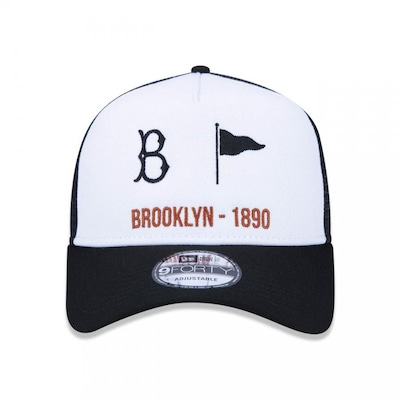 Boné Aba Curva New Era 9Forty MLB Brooklyn Dodgers - Snapback - Adulto - Foto 1
