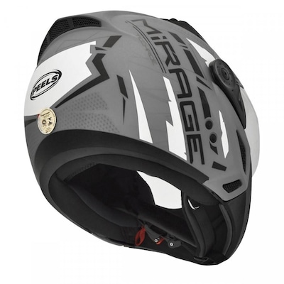 Capacete Peels Mirage Techride  Brilhante - Adulto - Foto 6