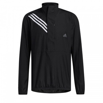 Jaqueta adidas Anoraque Run It 3-Stripes - Masculina - Foto 3