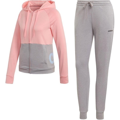 Agasalho de Moletom com Capuz adidas Linear Hoodie - Feminino - Centauro