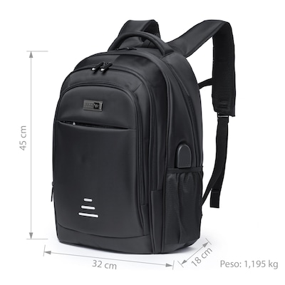 Mochila Hang Loose Original Reforçada C/ Usb  - 22 Litros - Foto 2