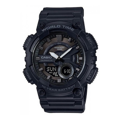 Relógio Anadigital Casio Standard AEQ-110W-1BVDF - Masculino - Foto 1