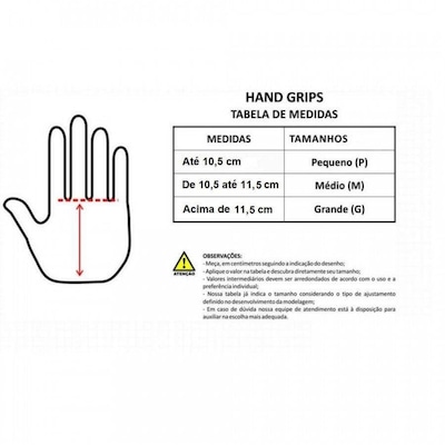 Luvas para Musculação Strap Hand Grip Yangfit - Par - Foto 4