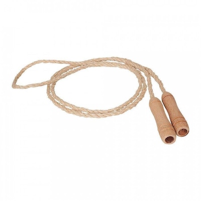 Corda de Pular A Esportiva Sisal com Cabo - 2m - Foto 1