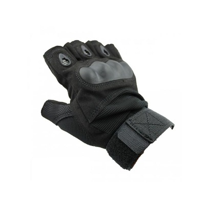 Luvas Tática Militar Yangfit Airsoft Paintball Meio Dedo Microfibra - Adulto - Foto 1