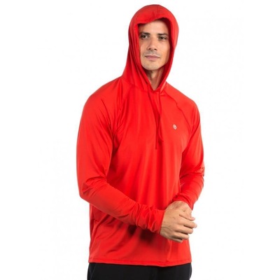 Camiseta Manga Longa com Capuz Extreme UV e Encaixe de Dedo New Dry - Masculina - Foto 3