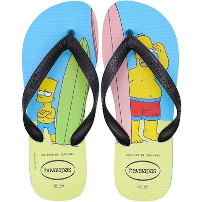 Chinelo Havaianas Simpsons 18 - Masculino - Foto 1