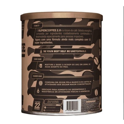 Super Coffee Caffeine Army - 220g - Foto 3