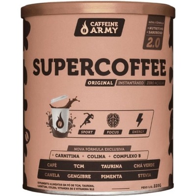 Super Coffee Caffeine Army - 220g - Foto 1