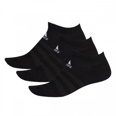 Kit de Meias Cano InvisÍvel adidas Algodão Cush Low Pack com 3 Pares - 34 a 39 - Adulto - Foto 1