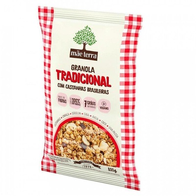 Granola Mãe Terra Tradicional com Castanhas Brasileiras - 800g - Foto 3