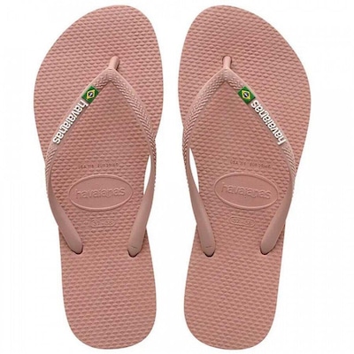 Chinelo Havaianas Slim Brasil - Feminino - Foto 1