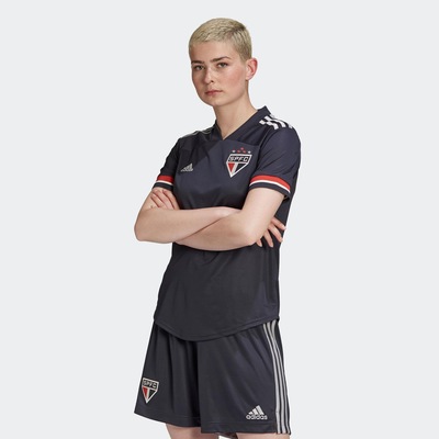 Camisa do São Paulo III 20/21 adidas - Feminina - Foto 3