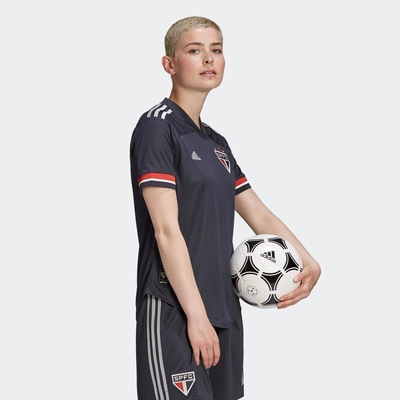 Camisa do São Paulo III 20/21 adidas - Feminina - Foto 6