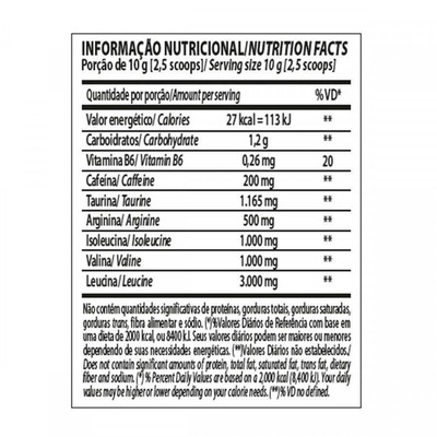 BCAA Energy Integralmédica - Lemon Lime - 240g - Foto 2