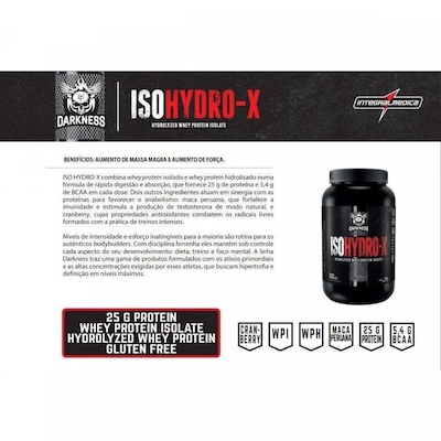 Iso Hydro-X Darkness Integralmédica - 907g - Foto 2