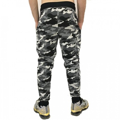 Calça de Moletom Slim Jogger Alto Conceito MXD Camuflado Militar - Masculina - Foto 2