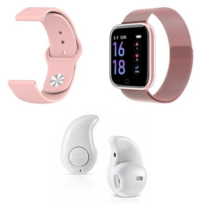 Relógio Smartwatch Smart Bracelet P70 - Unissex + Pulseira Extra + Fone de Ouvido Bluetooth TSW - Foto 1