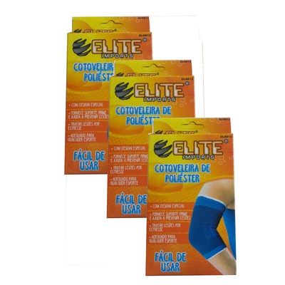 Kit Cotoveleira em Poliéster Elite Imports com 03 Unidades - Adulto - Foto 1