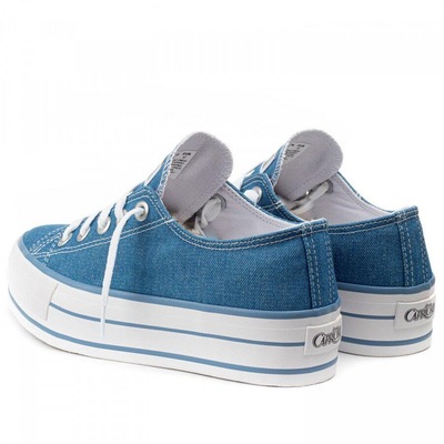 tenis feminino jeans plataforma