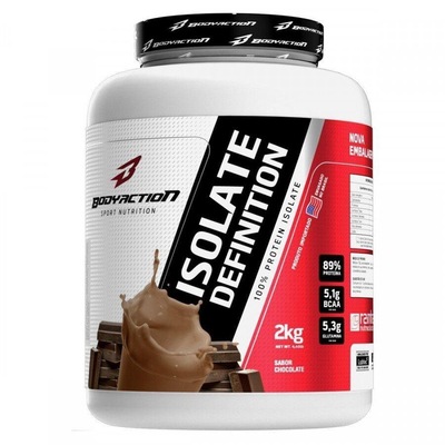 Isolate Definition 100% Proteína Isolada Body Action - Baunilha - 2kg - Foto 1