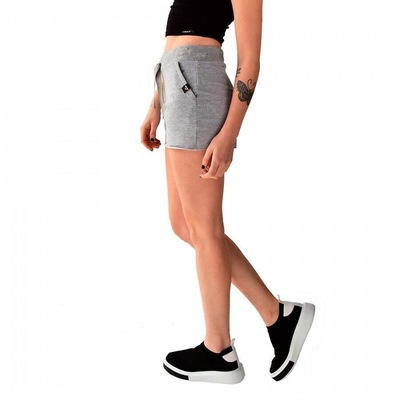 Shorts Moletom Brohood Cinza - Foto 3