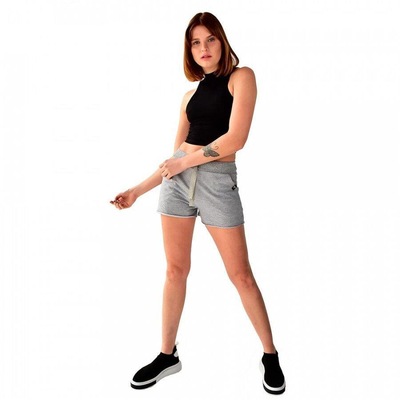 Shorts Moletom Brohood Cinza - Foto 5