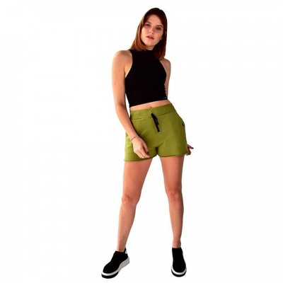 Shorts Moletom Brohood Verde Claro - Foto 3