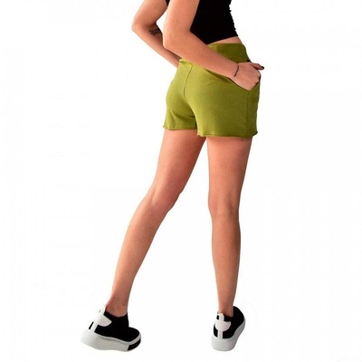Shorts Moletom Brohood Verde Claro - Foto 4