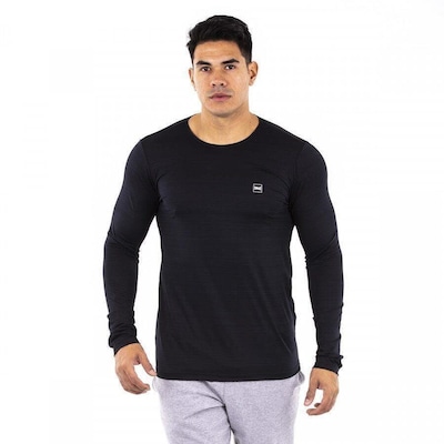 Camiseta Manga Longa Everlast Fundamentals - Masculina - Foto 4