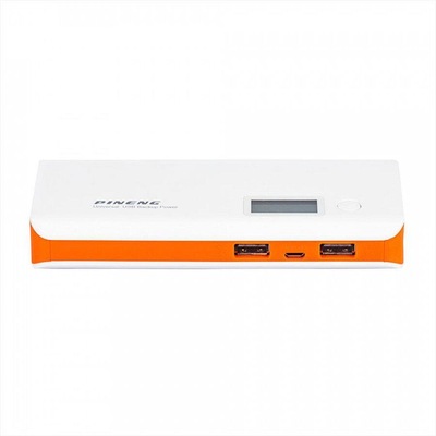 Carregador Portátil Bateria Power Bank Pineng com cabo Usb - 10000Mah - Foto 3