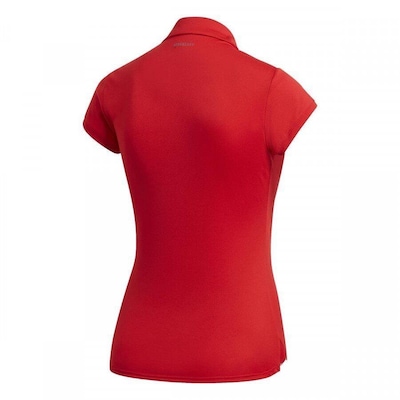 Camisa Polo adidas Poliéster Club 3 Str - Feminina - Foto 4