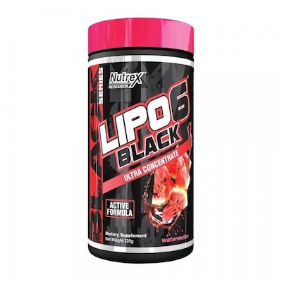 Lipo 6 Black Ultra Concentrado em Pó Nutrex Melancia - 120g - Foto 1