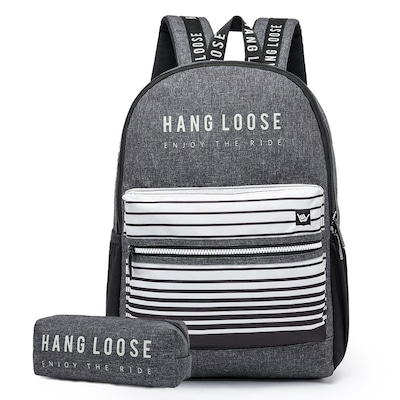 Kit  Hang Loose Mochila  Reforçada - 19 Litros +  Estojo - Foto 1