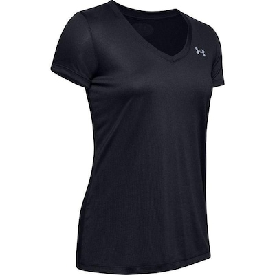 Camiseta Under Armour Tech Short Sleeve V Neck - Feminina - Foto 2